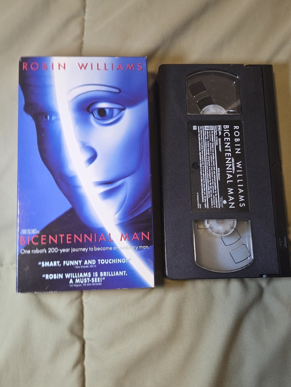 Bicentennial Man VHS 1999 Robin Williams Sci-Fi Comedy Drama